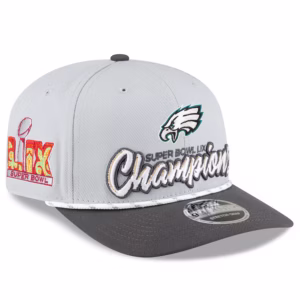 Philadelphia Eagles New Era Super Bowl LIX Champions Locker Room Trophy Collection 9SEVENTY Rope Adjustable Hat