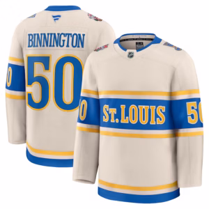 Jordan Binnington St. Louis Blues Fanatics 2025 NHL Winter Classic Premium Player Jersey