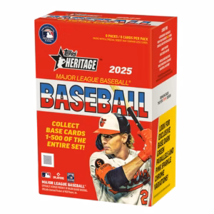 2025 Topps Heritage Baseball Factory Sealed Value Box