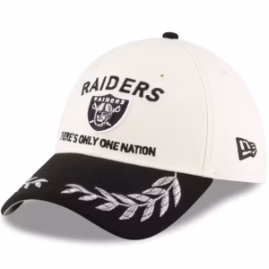 Las Vegas Raiders New Era 2025 NFL Draft 39THIRTY Flex Hat