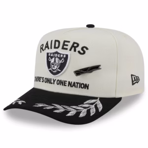 Las Vegas Raiders New Era 2025 NFL Draft A-Frame 59FIFTY Fitted Hat