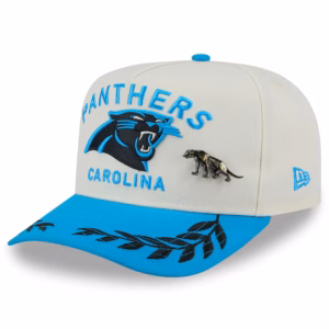 Carolina Panthers New Era 2025 NFL Draft A-Frame 59FIFTY Fitted Hat