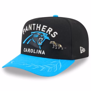 Carolina Panthers New Era 2025 NFL Draft On Stage A-Frame 59FIFTY Fitted Hat