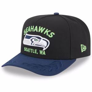 Seattle Seahawks New Era 2025 NFL Draft A-Frame 9FIFTY Snapback Hat