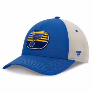 St. Louis Blues Fanatics 2025 Stanley Cup Playoffs Locker Room Trucker Adjustable Hat