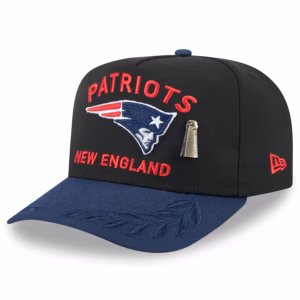 New England Patriots New Era 2025 NFL Draft On Stage A-Frame 59FIFTY Fitted Hat