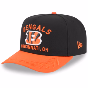 Cincinnati Bengals New Era Youth 2025 NFL Draft A-Frame 9FIFTY Snapback Hat