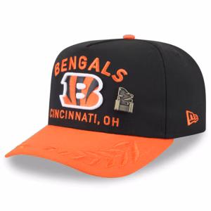Cincinnati Bengals New Era 2025 NFL Draft On Stage A-Frame 59FIFTY Fitted Hat