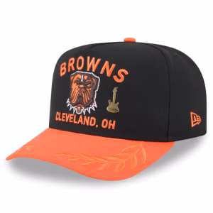 Cleveland Browns New Era 2025 NFL Draft On Stage A-Frame 59FIFTY Fitted Hat