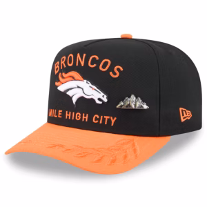 Denver Broncos New Era 2025 NFL Draft On Stage A-Frame 59FIFTY Fitted Hat