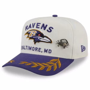 Baltimore Ravens New Era 2025 NFL Draft A-Frame 59FIFTY Fitted Hat