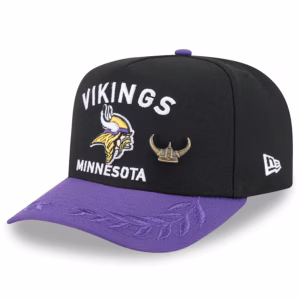 Minnesota Vikings New Era 2025 NFL Draft On Stage A-Frame 59FIFTY Fitted Hat