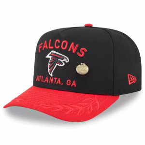 Atlanta Falcons New Era 2025 NFL Draft On Stage A-Frame 59FIFTY Fitted Hat