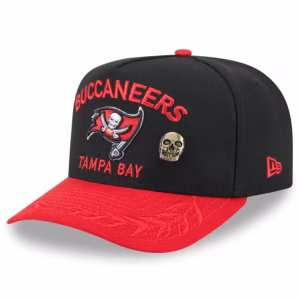 Tampa Bay Buccaneers New Era 2025 NFL Draft On Stage A-Frame 59FIFTY Fitted Hat