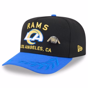 Los Angeles Rams New Era 2025 NFL Draft On Stage A-Frame 59FIFTY Fitted Hat
