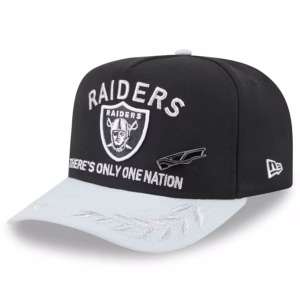Las Vegas Raiders New Era 2025 NFL Draft On Stage A-Frame 59FIFTY Fitted Hat