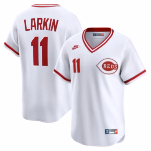 Barry Larkin Cincinnati Reds Nike Throwback Cooperstown Collection Limited Jersey