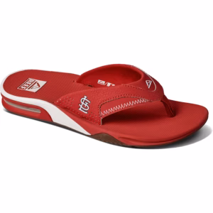 St. Louis Cardinals REEF Fanning Bottle Opener Sandals