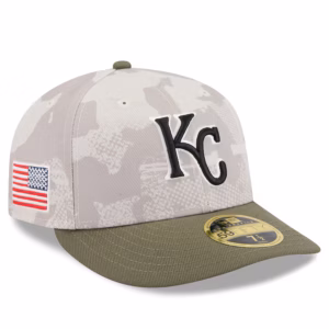 Kansas City Royals New Era 2025 Armed Forces Day Low Profile 59FIFTY Fitted Hat