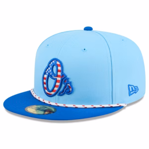 Baltimore Orioles New Era 2025 Fourth of July 59FIFTY Fitted Hat