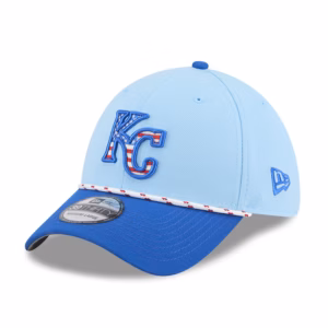 Kansas City Royals New Era 2025 Fourth of July 39THIRTY Flex Hat