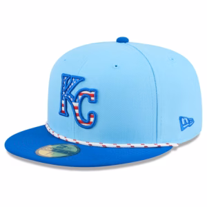 Kansas City Royals New Era 2025 Fourth of July 59FIFTY Fitted Hat