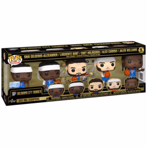 Oklahoma City Thunder Funko 2025 NBA Finals Champions POP! Vinyl Figure Five-Pack