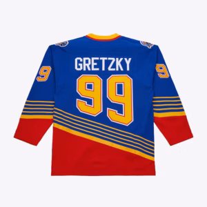 Wayne Gretzky Blue St. Louis Blues 1995/96 Power Play Player Jersey