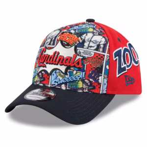 St. Louis Cardinals New Era Youth 2025 MLB Diamond Hero Edition A-Frame 9FORTY Adjustable Hat