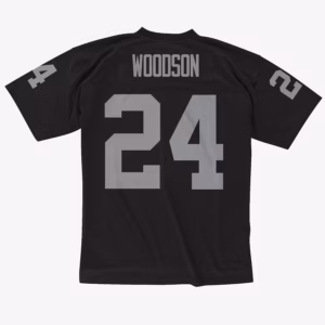 Charles Woodson Black Oakland Raiders 1998 Legacy Player Jersey
