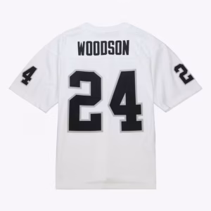 Charles Woodson White Oakland Raiders 1998 Legacy Player Jersey