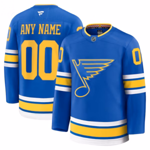 St. Louis Blues Fanatics Home Premium Custom Jersey