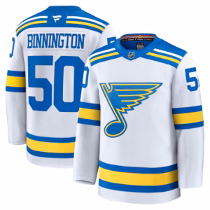 Jordan Binnington St. Louis Blues Fanatics Away Premium Player Jersey