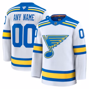 St. Louis Blues Fanatics Away Premium Custom Jersey