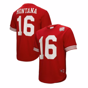 Joe Montana San Francisco 49ers Mitchell & Ness Retired Player Name & Number Mesh Top