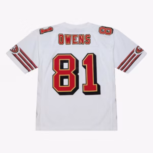 Terrell Owens White San Francisco 49ers 1996 Legacy Jersey