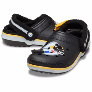 Pittsburgh Steelers Crocs Unisex Classic Lined Clog