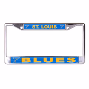 St. Louis Blues WinCraft Laser Cut Metal License Plate Frame