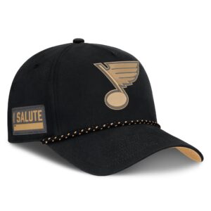 St. Louis Blues Fanatics Military Appreciation Authentic Pro A-Frame Adjustable Hat