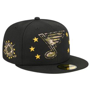St. Louis Blues New Era Military Appreciation Digital Camo Stars 59FIFTY Fitted Hat