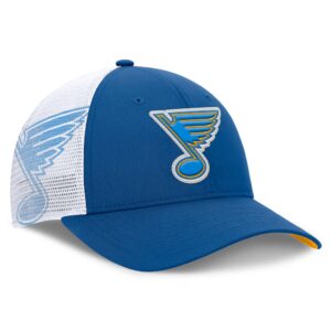 St. Louis Blues Fanatics Authentic Pro Home Ice Trucker Adjustable Hat
