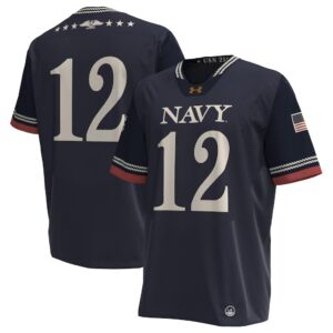 Navy Midshipmen Under Armour 250th Anniversary Uniform Sideline Collection Replica Jersey