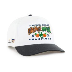 Oregon Ducks '47 College Football Playoff 2026 Orange Bowl Champions Hitch Adjustable Hat