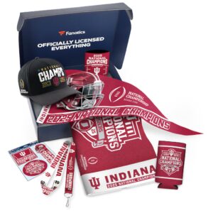 Indiana Hoosiers WinCraft College Football Playoff 2025 National Champions Locker Room Hat Gift Box