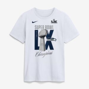 Seattle Seahawks Nike Super Bowl LX Champions Lombardi Trophy T-Shirt