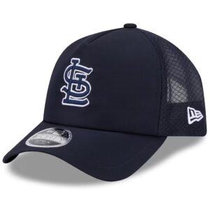 St. Louis Cardinals New Era 2026 Batting Practice Apex 9FORTY Adjustable Trucker Hat