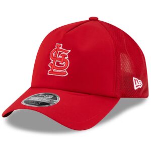 St. Louis Cardinals New Era 2026 Batting Practice Apex 9FORTY Adjustable Trucker Hat