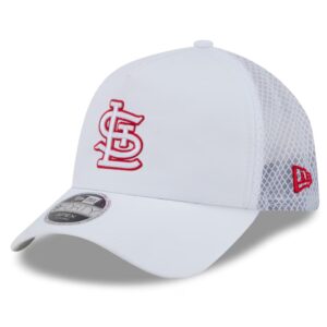 St. Louis Cardinals New Era 2026 Batting Practice Apex 9FORTY Adjustable Trucker Hat