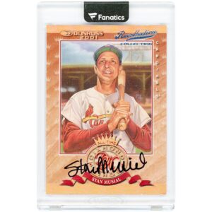Stan Musial St. Louis Cardinals Autographed 2001 Donruss Recollection Collection All-Time Diamond Kings #ATDK-10 #1/1 Card