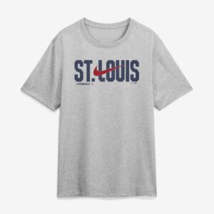 St. Louis Cardinals Nike Swoosh Legend Dri-FIT T-Shirt - Heather Gray